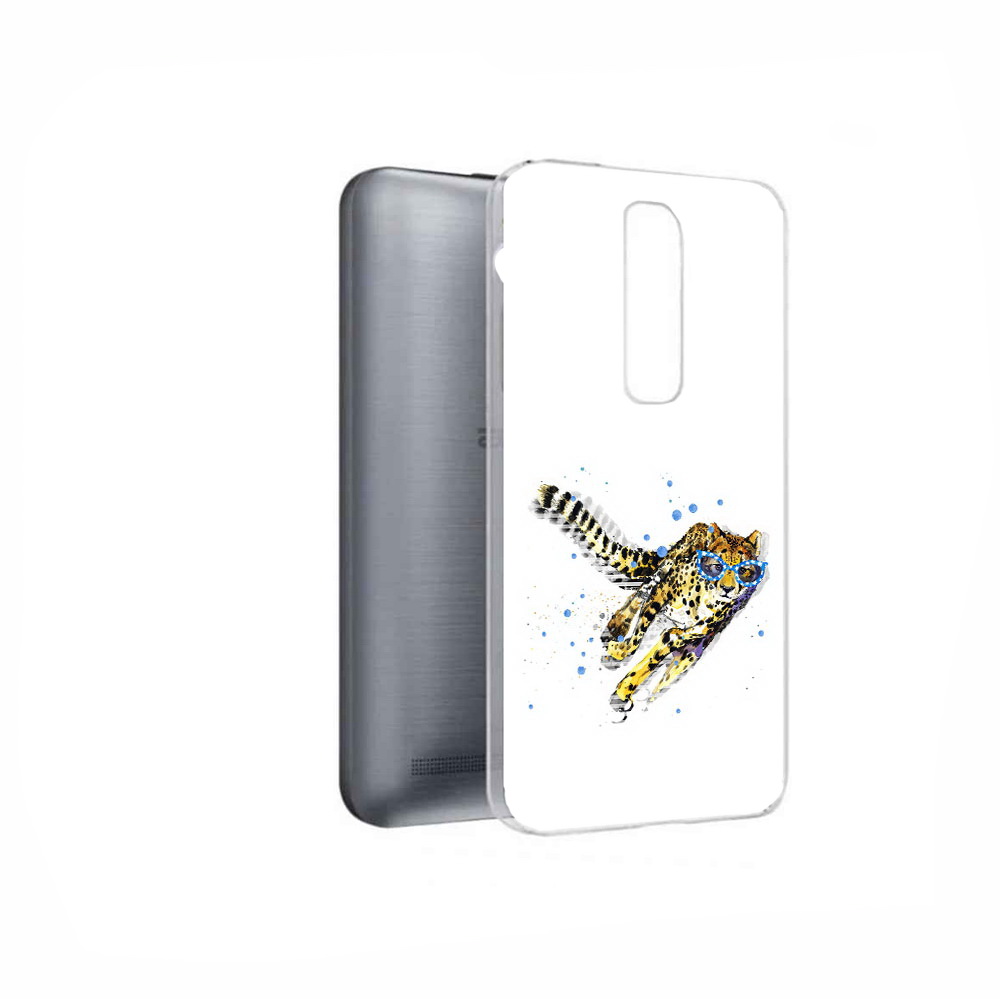 Чехол MyPads Tocco для Asus ZenFone 2 Laser (ZE601KL) гепард в очках