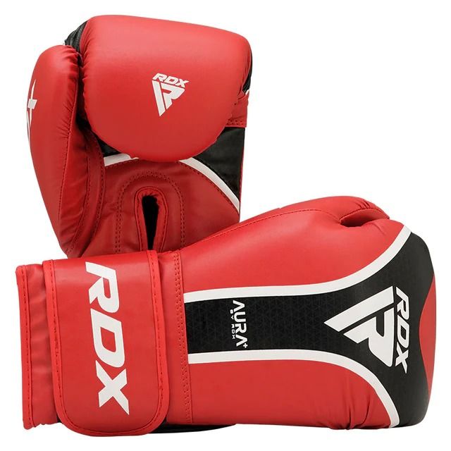 

Перчатки RDX AURA PLUS T-17 красн/черн. 16 oz, Красный;белый;черный