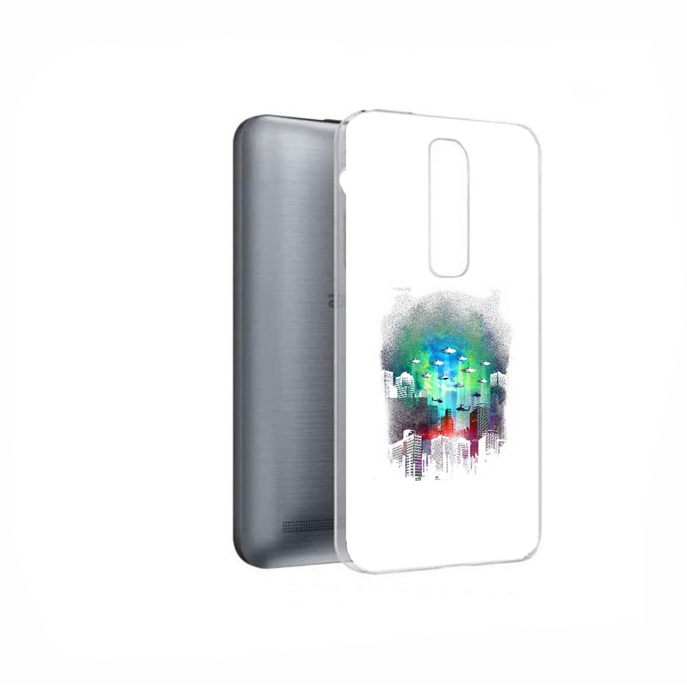 Чехол MyPads Tocco для Asus ZenFone 2 Laser (ZE601KL) город в свечении