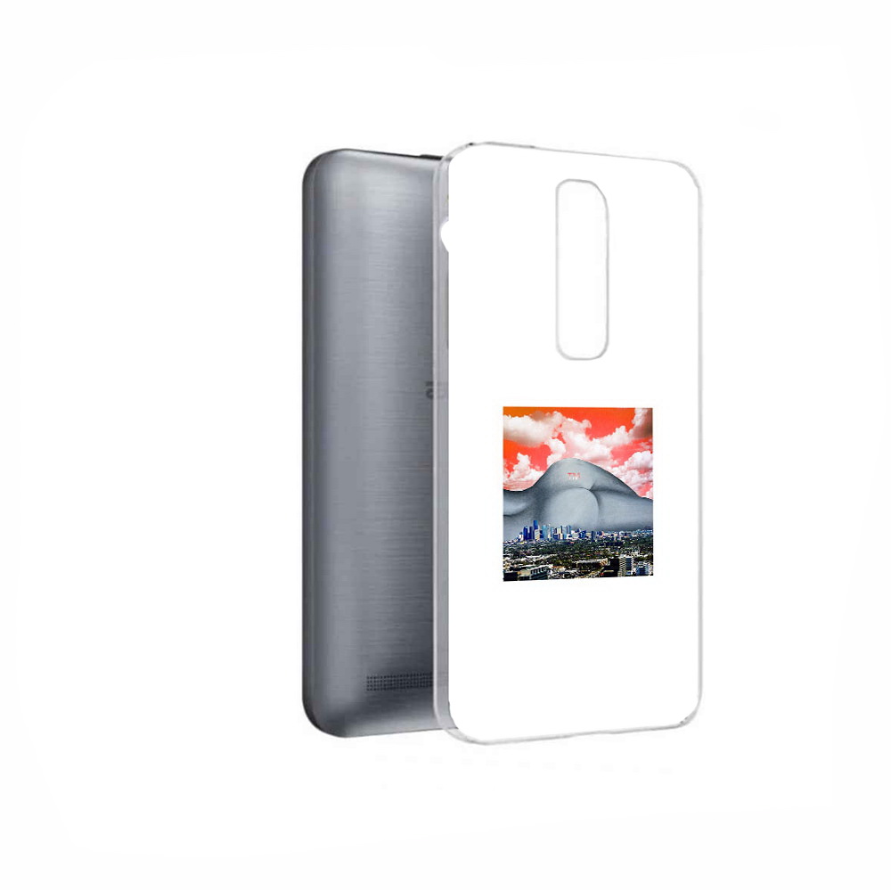 Чехол MyPads Tocco для Asus ZenFone 2 Laser (ZE601KL) город с девушкой на фоне