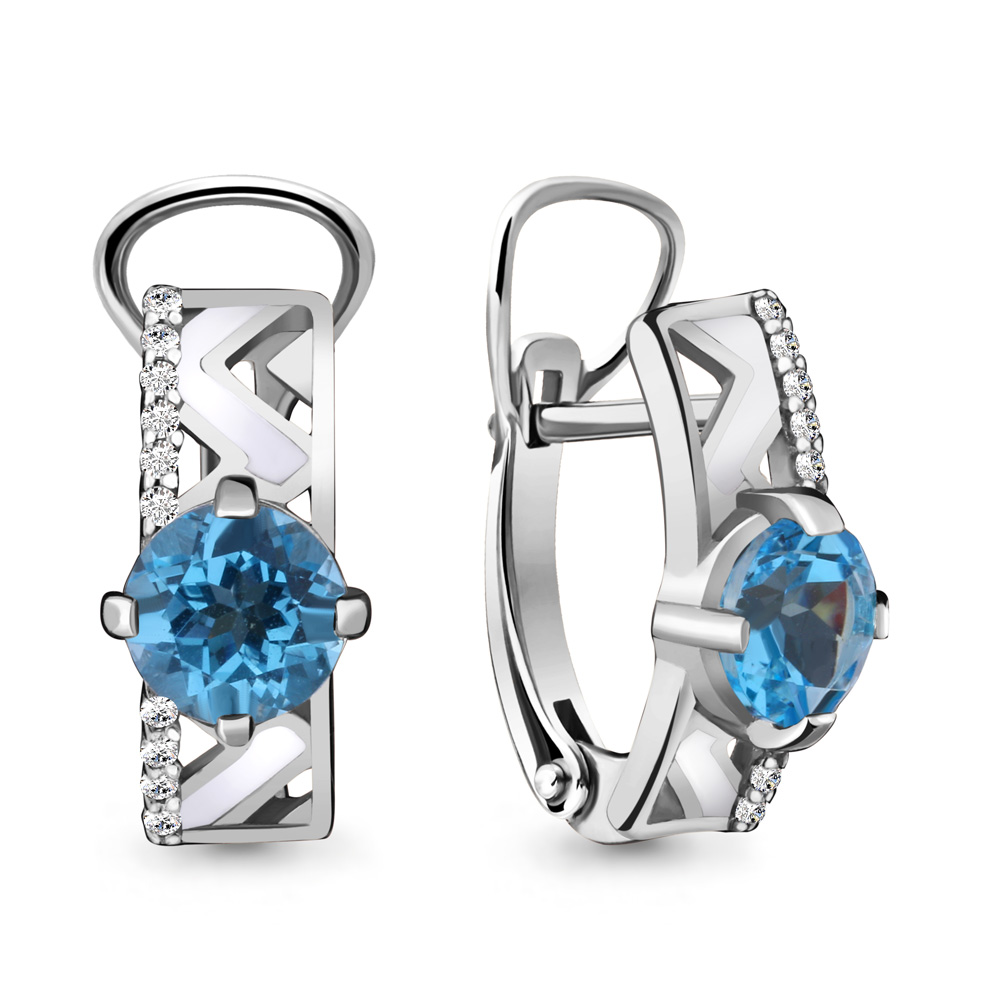 

Серьги из серебра 4464005А_925_р, 4464005А_925_р