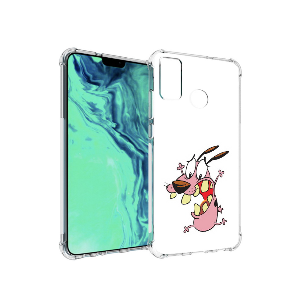 

Чехол MyPads Tocco для Huawei 9X Lite зубастый бобик, Прозрачный, Tocco