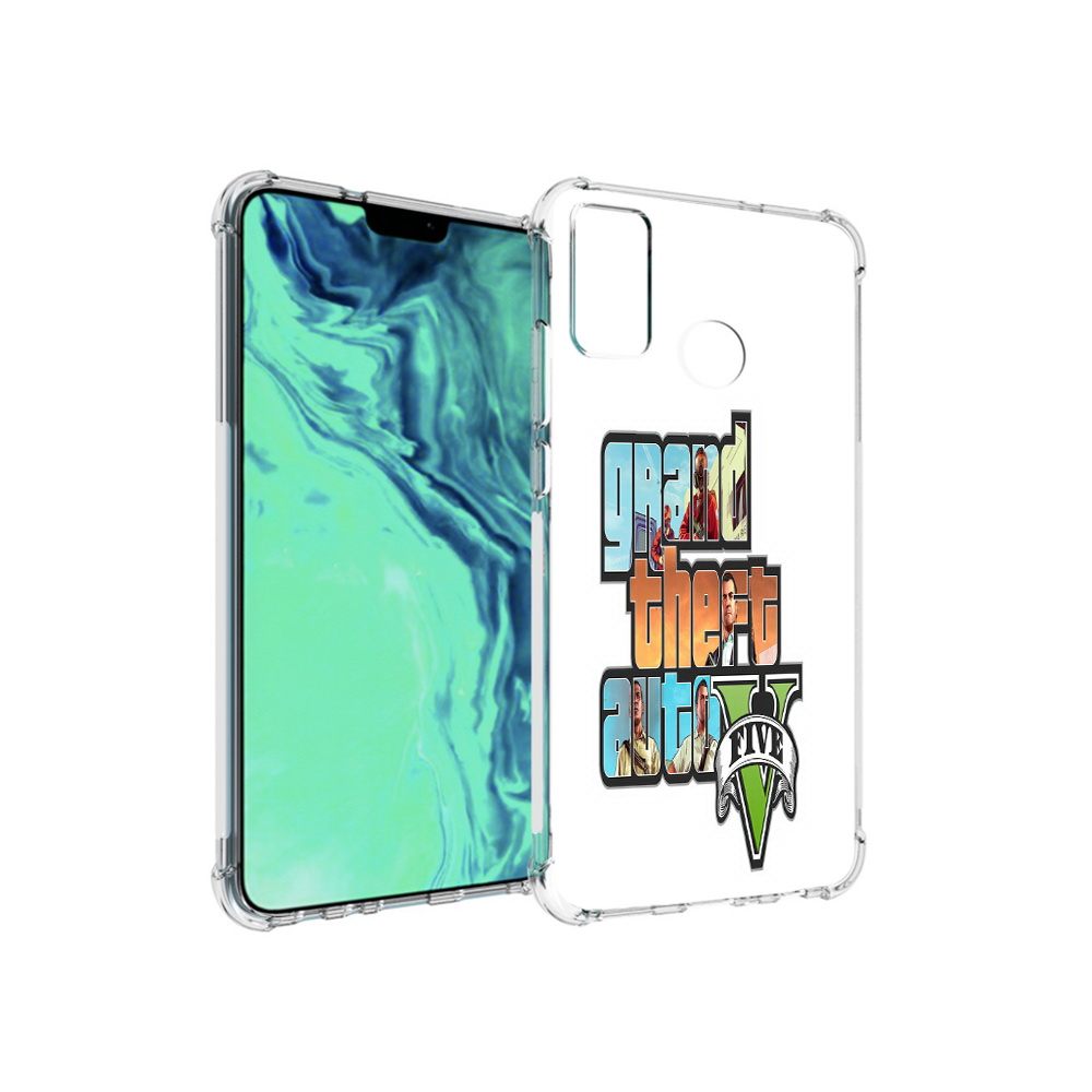 

Чехол MyPads Tocco для Huawei 9X Lite игра гта, Прозрачный, Tocco