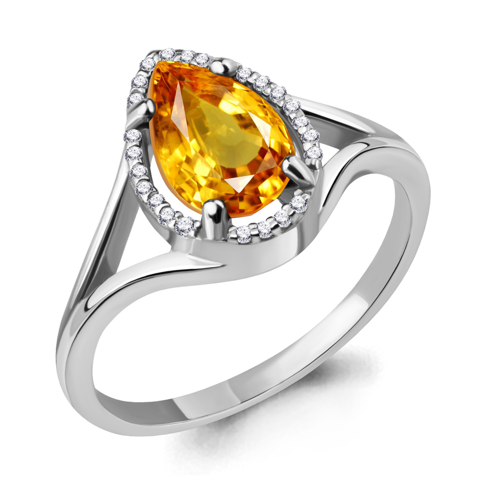

Кольцо из серебра р. 17 AQUAMARINE 6539106А_925_р, 6539106А_925_р