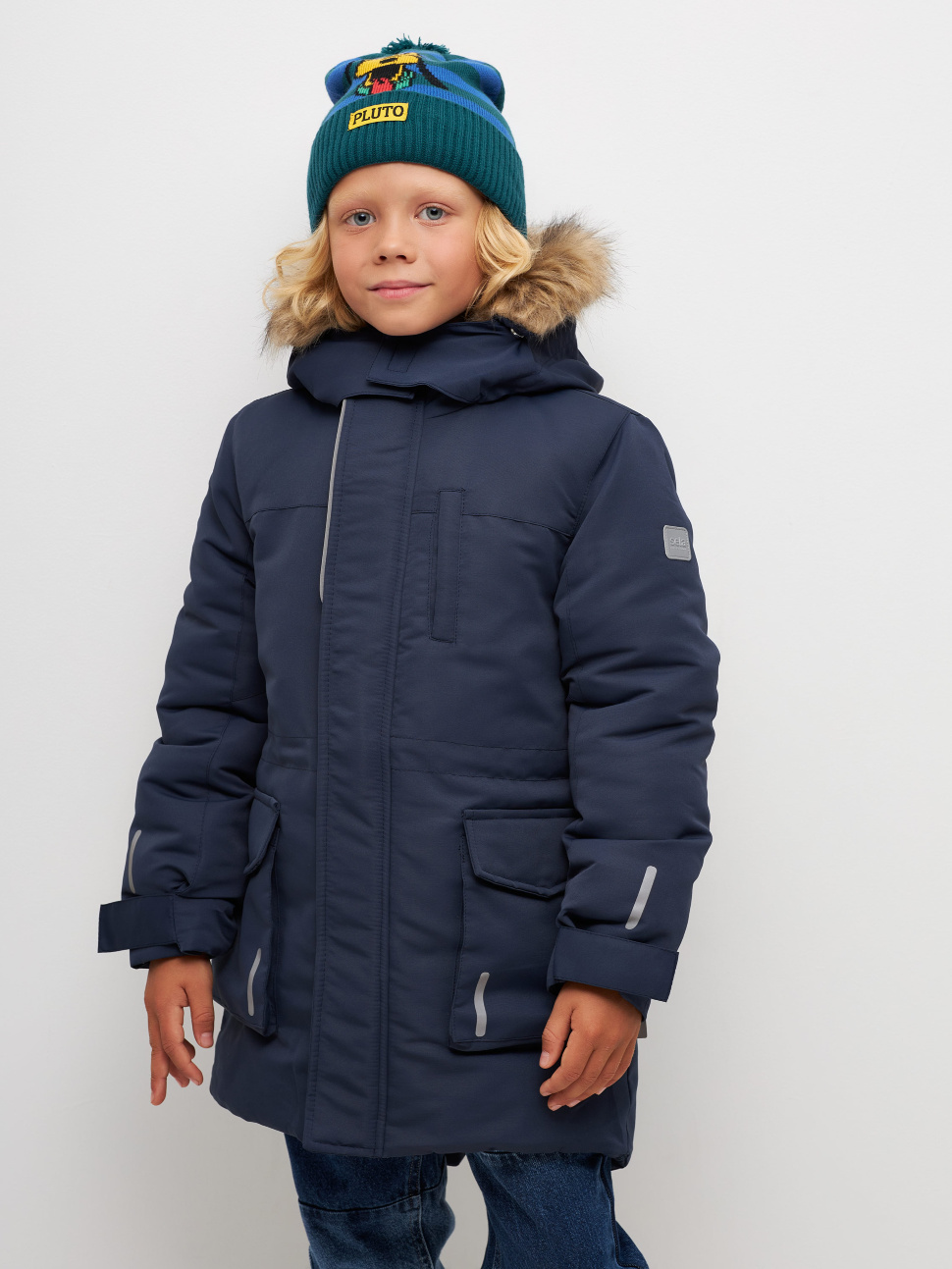 

Куртка детская Sela 2810071175, темно-синий, р. 122, 2810071175