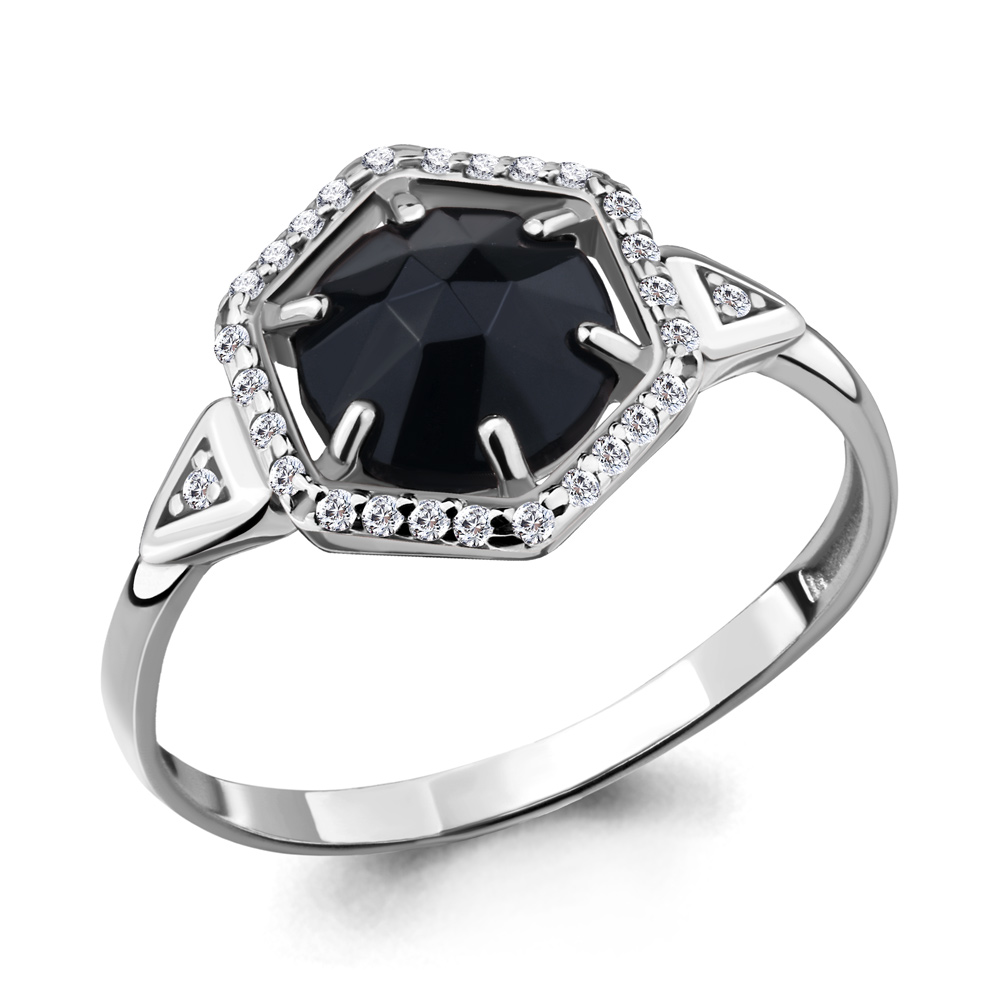 

Кольцо из серебра р. 18,5 AQUAMARINE 68309АЧ_925_р, 68309АЧ_925_р
