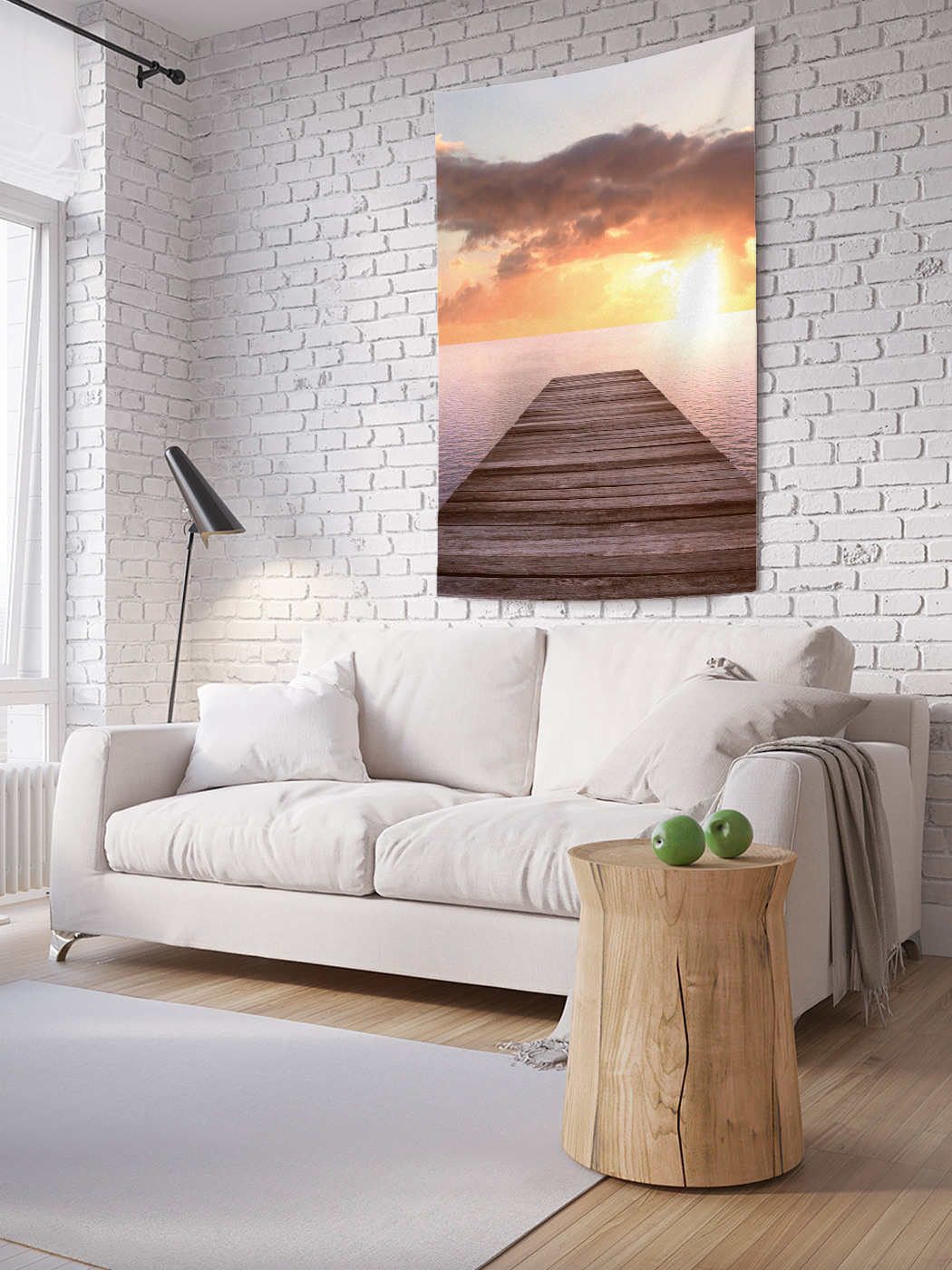 

Вертикальное фотопанно на стену JoyArty Движение к воде 100x150 см, Движение к воде