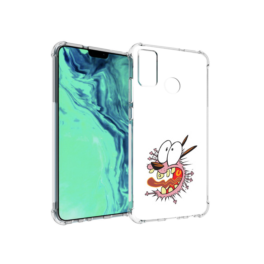 

Чехол MyPads Tocco для Huawei 9X Lite испуганный бобик, Прозрачный, Tocco