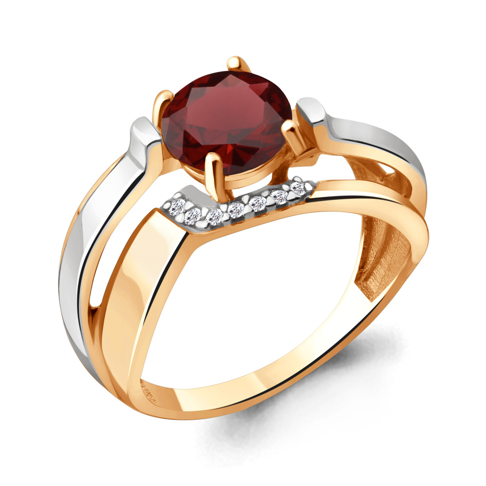 

Кольцо из серебра р.  AQUAMARINE 6593403А_925_з, 6593403А_925_з