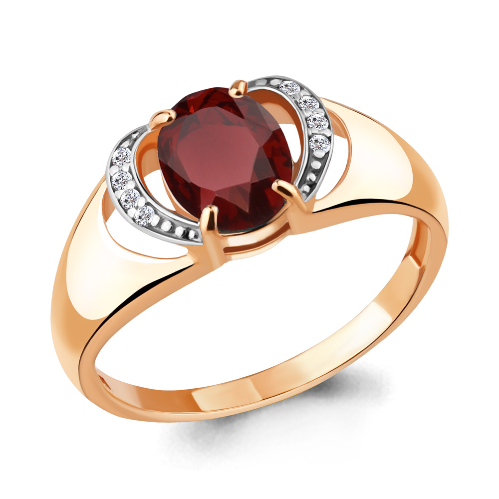 

Кольцо из серебра р.  AQUAMARINE 6914503А_925_з, 6914503А_925_з