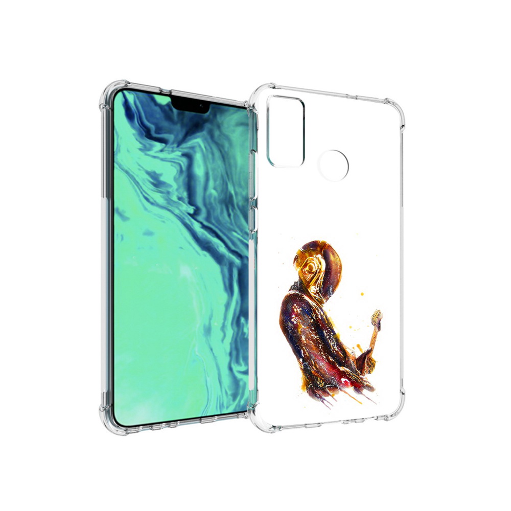 

Чехол MyPads Tocco для Huawei 9X Lite космо-музыкант, Прозрачный, Tocco
