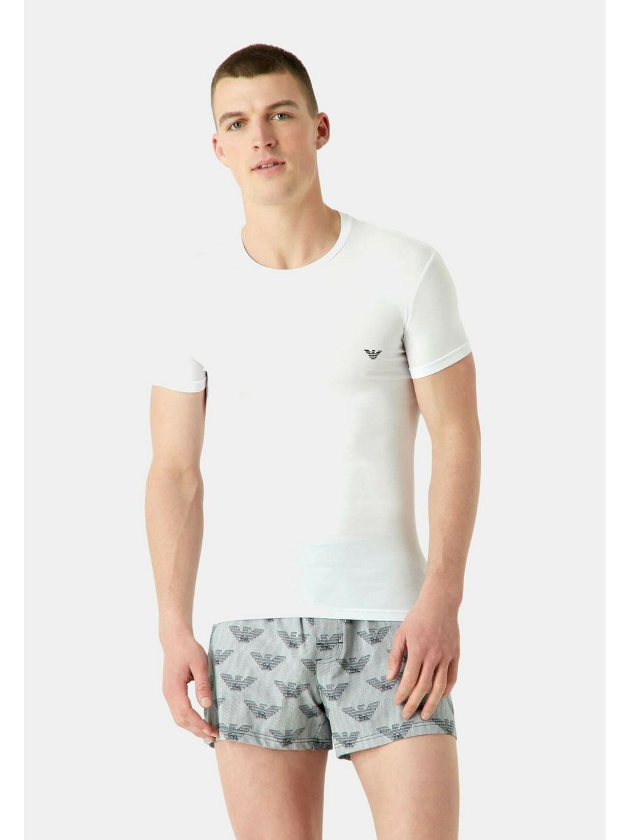 

Комплект футболок мужских Emporio Armani EA822O0EZ белых L, Белый, EA822O0EZ