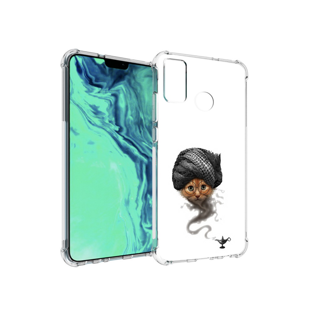 

Чехол MyPads Tocco для Huawei 9X Lite кот джин, Прозрачный, Tocco