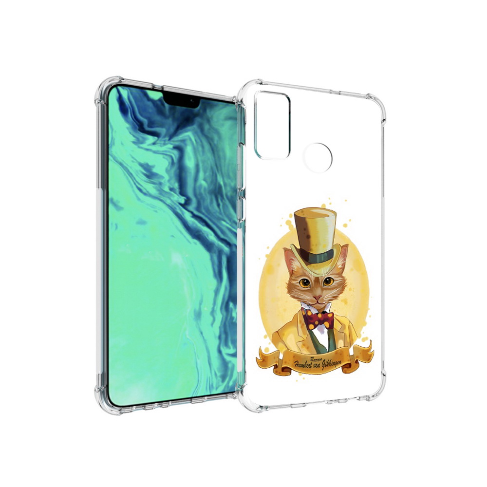 

Чехол MyPads Tocco для Huawei 9X Lite кот юрист, Прозрачный, Tocco