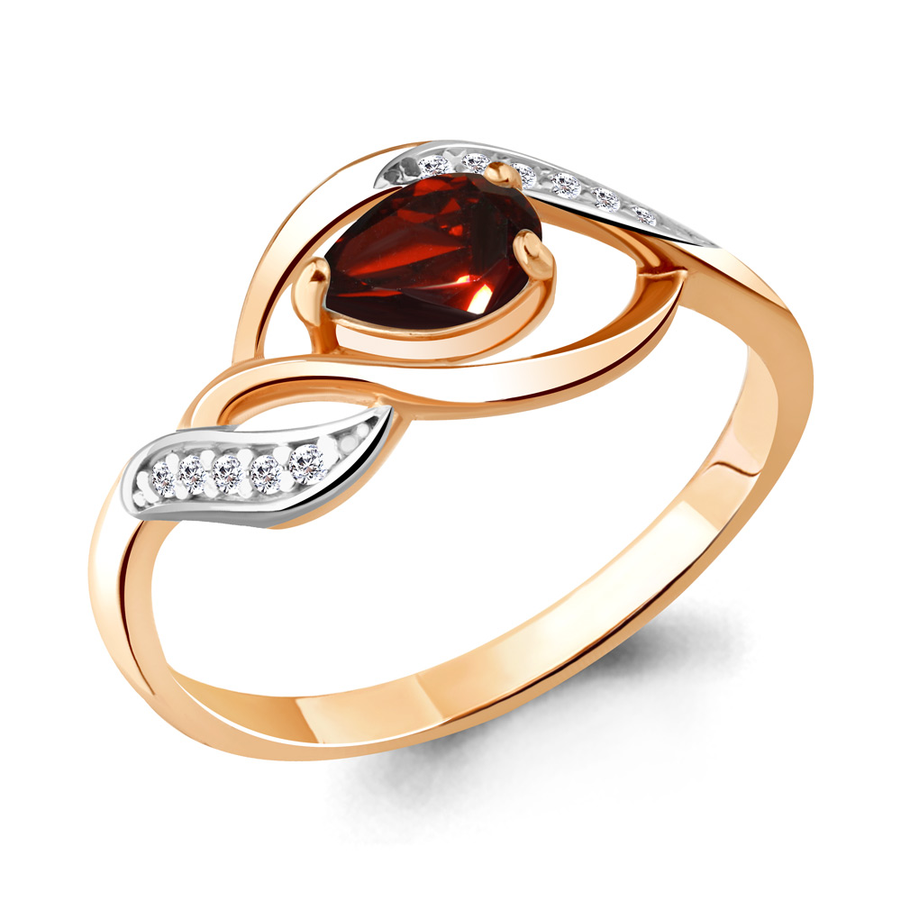 

Кольцо из серебра р.  AQUAMARINE 6901103А_925_з, 6901103А_925_з