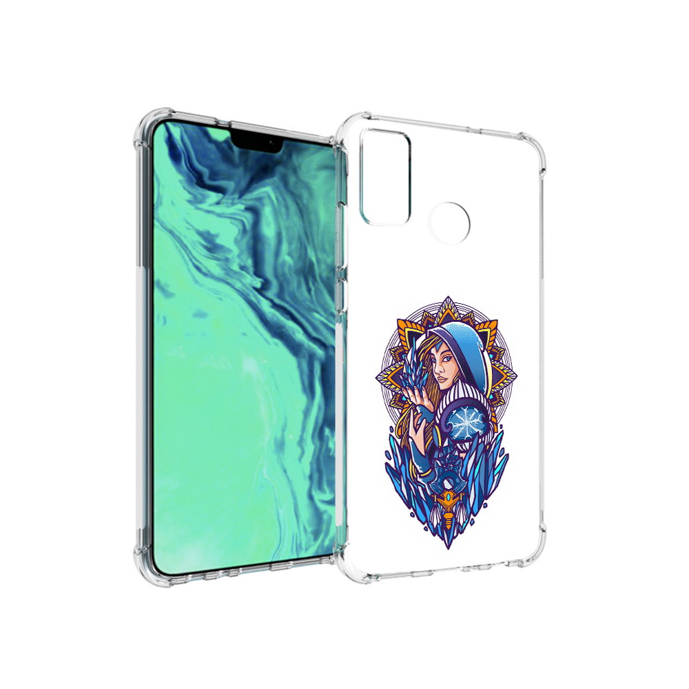 Чехол MyPads Tocco для Huawei 9X Lite кристал мейден дота 2