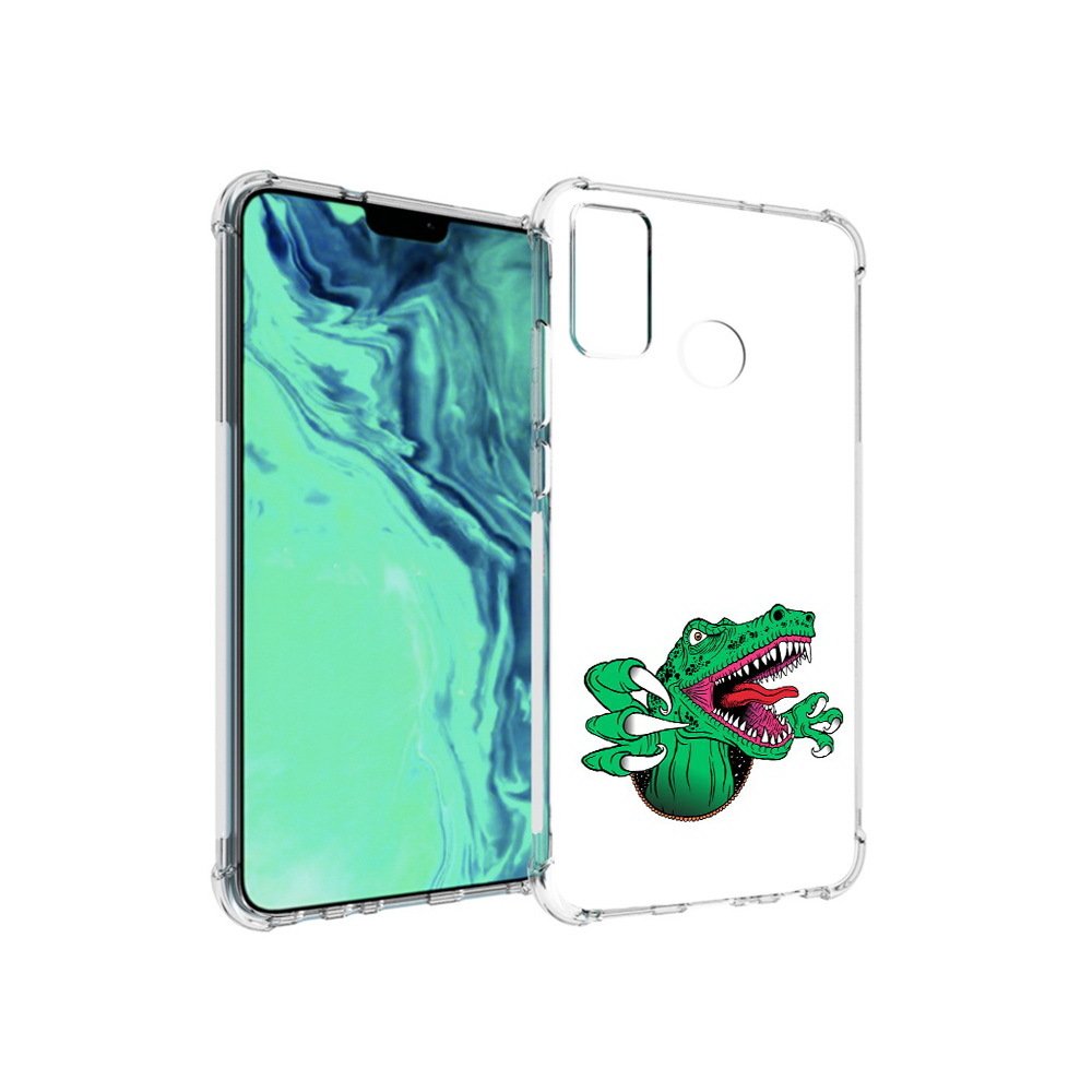 

Чехол MyPads Tocco для Huawei 9X Lite крокодил, Прозрачный, Tocco