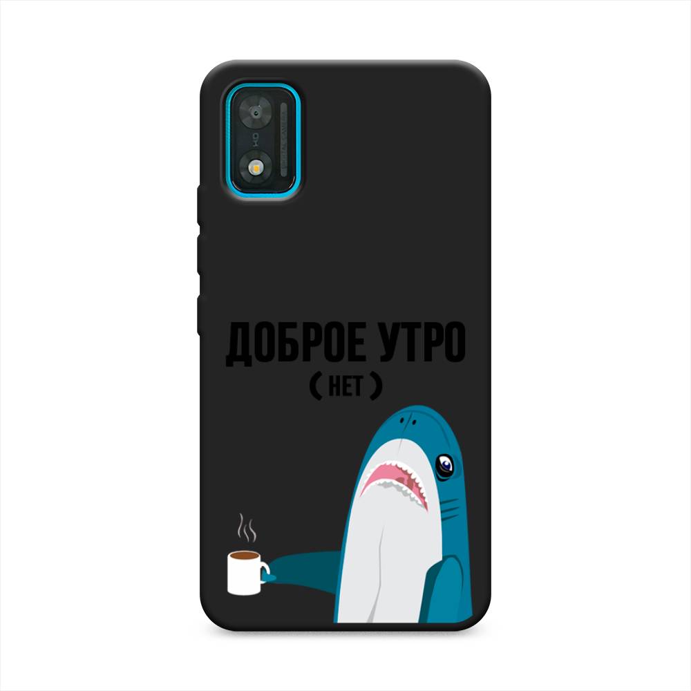 

Чехол Awog на Itel A17 "Доброе утро", Синий;белый;черный, 3200550-1