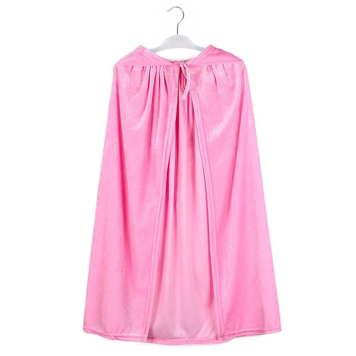 Карнавальный плащ взрослый,плюш розовый,длина 110 см лоскут плюш 50 × 50 см 220 г м светло розовый 57