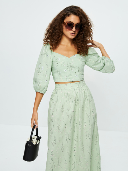 

Топ женский ZARINA 3226128311 зеленый 2XS, 3226128311