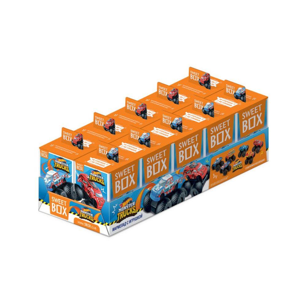 

СВИТБОКС HOT WHEELS 3 Мармелад с игрушкой в коробочке (бренд-цвет) 10 шт.