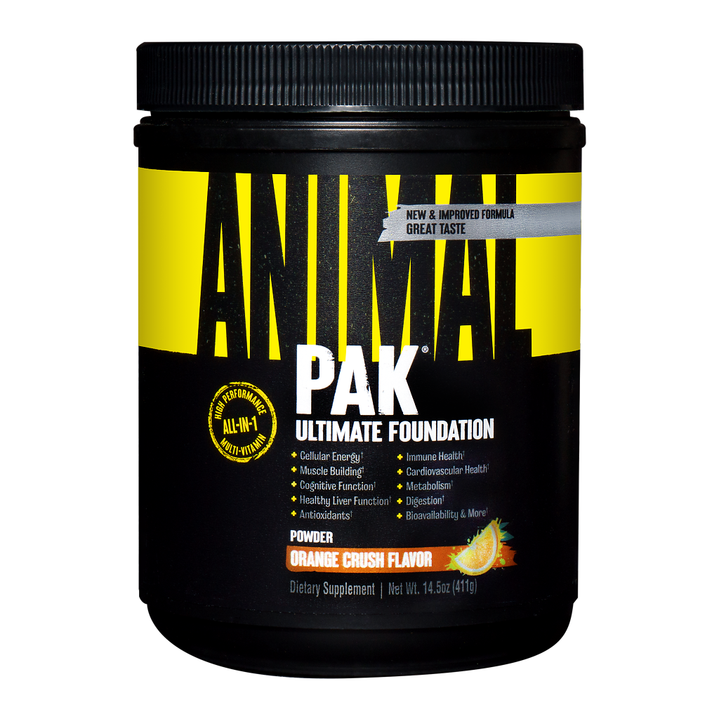 Комплекс витаминно-минеральный Animal Pak  порошок 411 г апельсин банка 1 шт.