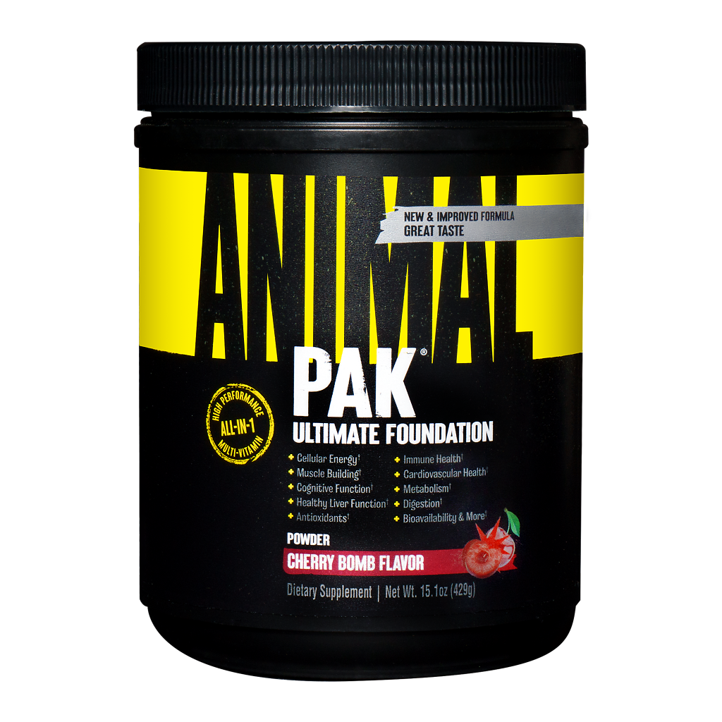 

Animal Pak Витаминно-минеральный комплекс Вишневая бомба порошок по 429 г вишня банка 1 шт