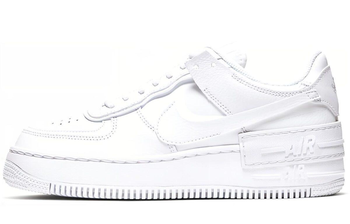 

Кеды унисекс Nike Air Force 1 Shadow белые 40.5 EU, Белый, Air Force 1 Shadow