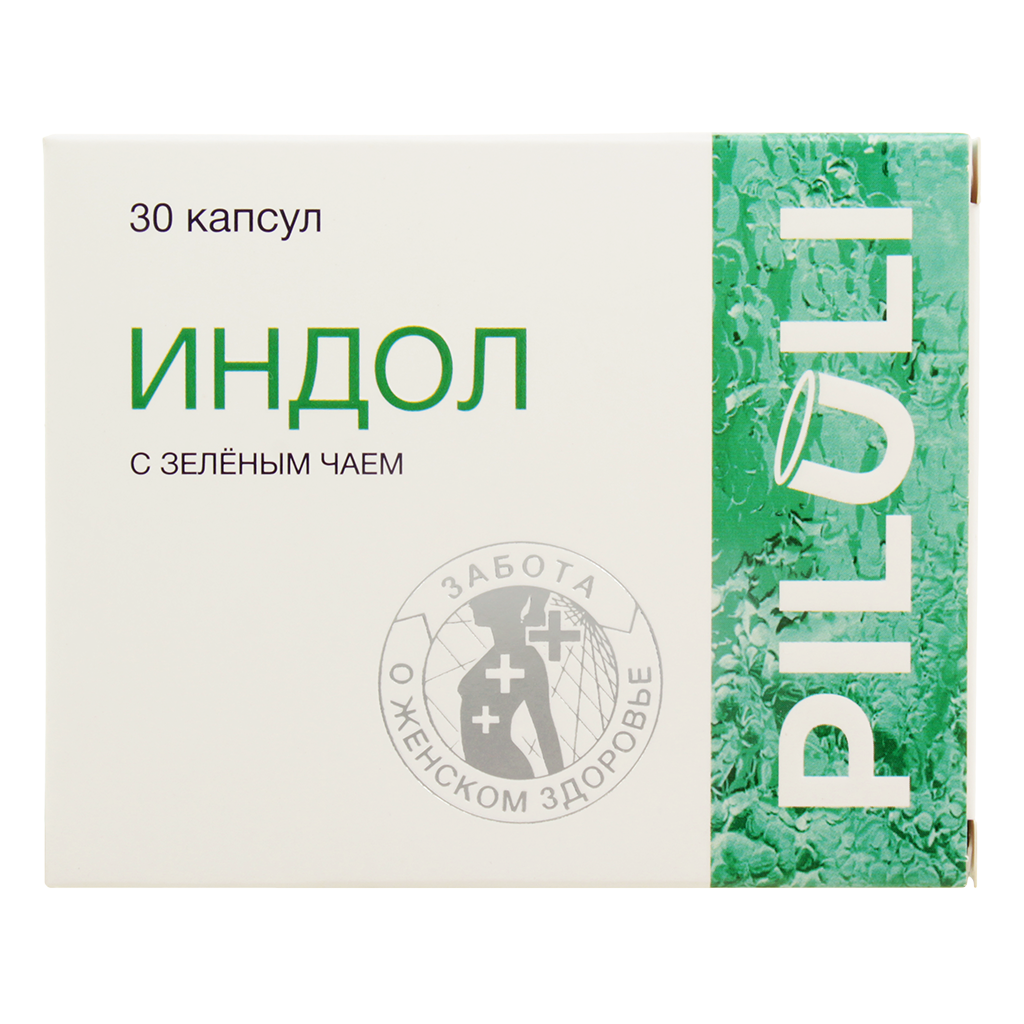 

PILULI Индол с зеленым чаем капсулы по 300 мг 30 шт.
