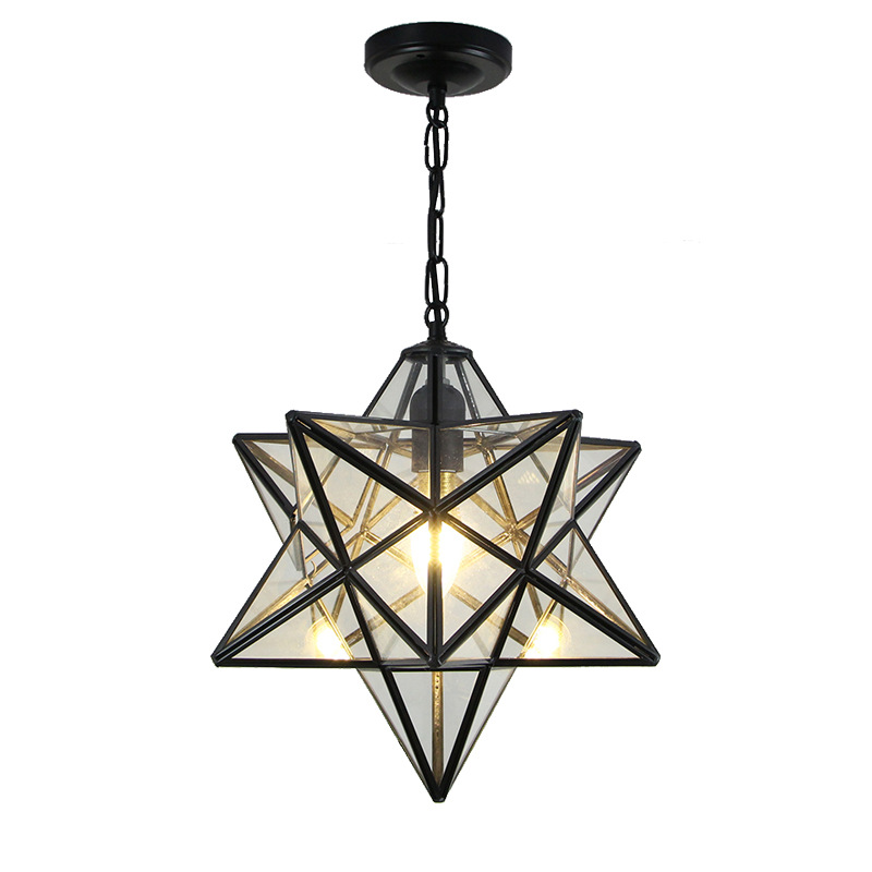 

Люстра ImperiumLoft Black Star Clear Glass 35 см