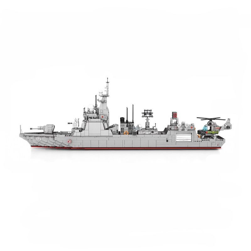 фото Конструктор sembo block эсминец navy type 052d, 2130 деталей, 202058