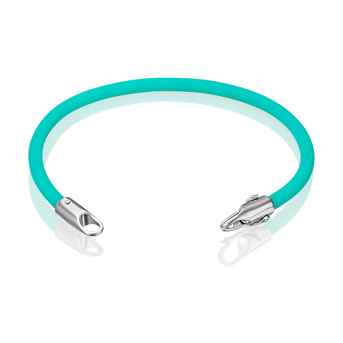 

Браслет из серебра\каучука р. 15 PLATINA jewelry 05-0762-07-000-0200, 05-0762-07-000-0200