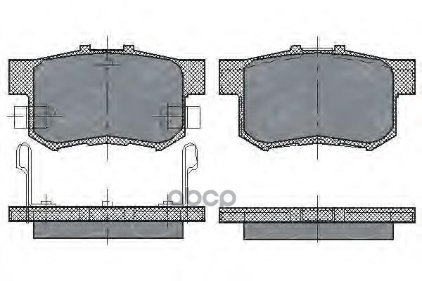 

Колодки торм. задн. SUZ SX4 06-.SWIFT 05-.HONDA ACCORD 03-.CIVIC VI-IX 97-.12-.CR-V II 02-