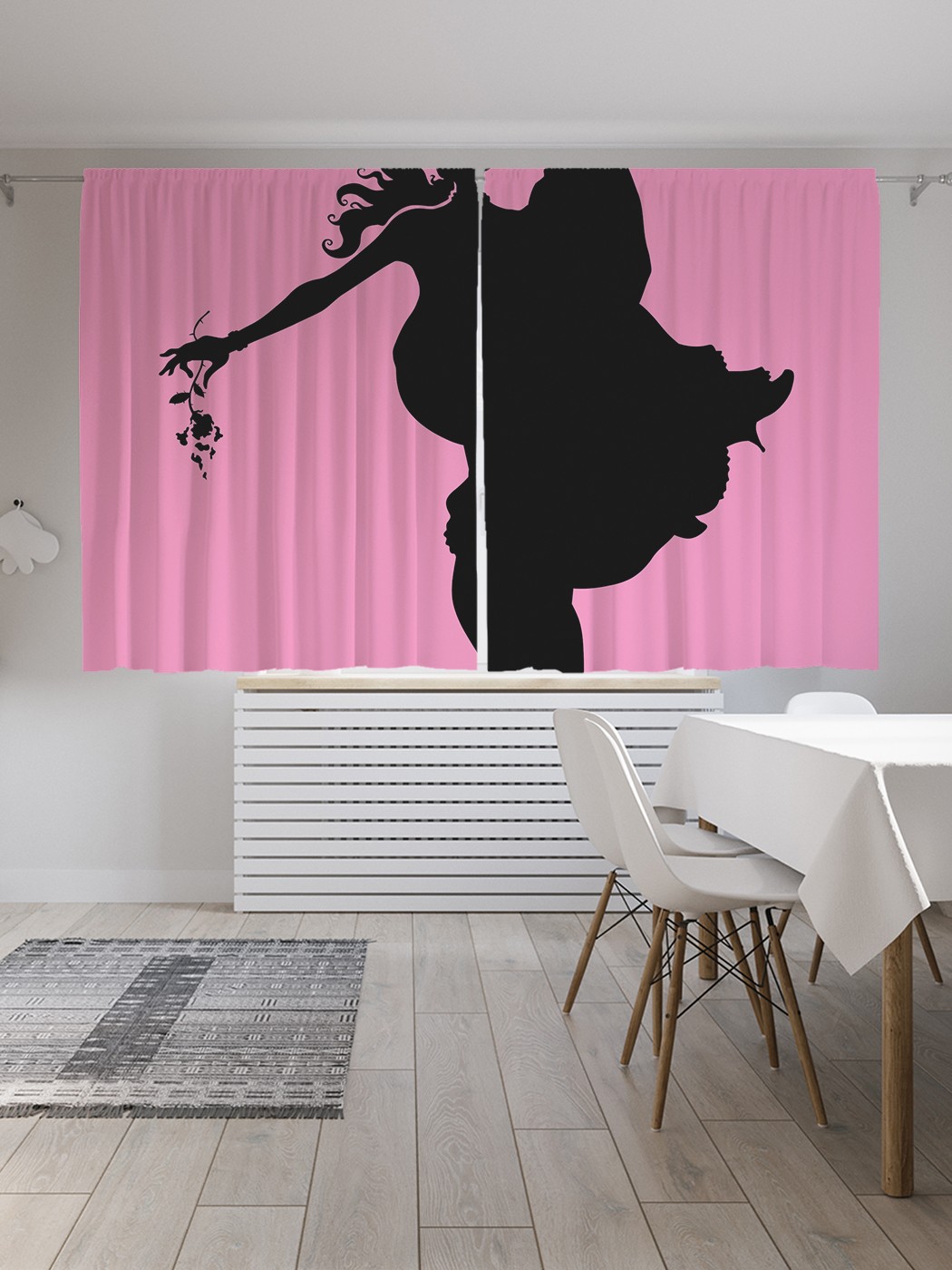 

Классические шторы JoyArty "В дом на руках", серия Oxford DeLux, 2 полотна 145x180 см, В дом на руках