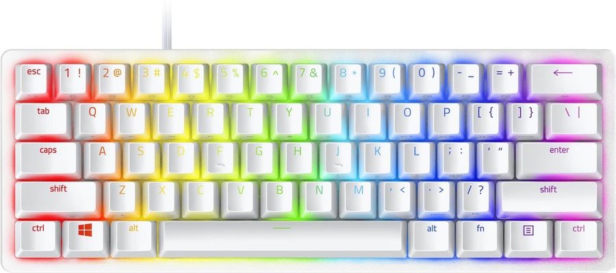 Проводная игровая клавиатура Razer Huntsman Mini White (RZ03-03392200-R3R1)