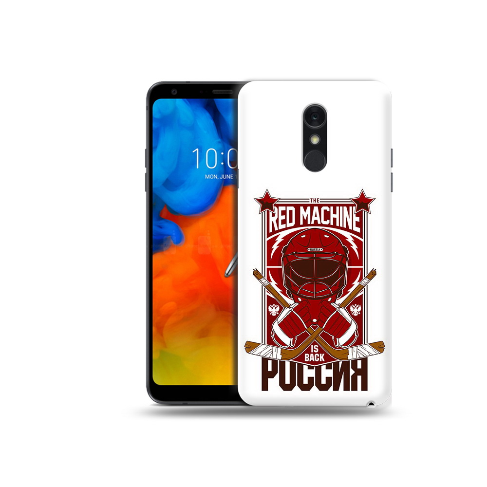

Чехол MyPads Tocco для LG Q Stylus хоккей россия, Прозрачный, Tocco