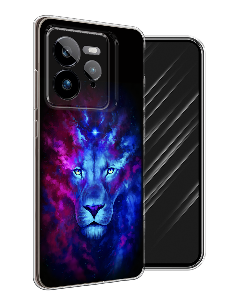 

Чехол Awog на Realme GT 7 Pro "Космический лев", Голубой, 2518950-1