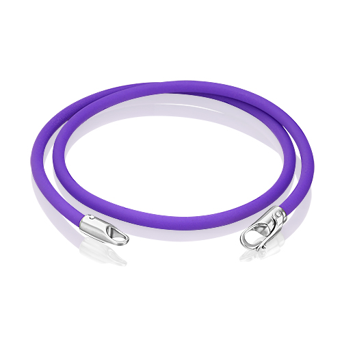 

Браслет из серебра\каучука р. 34 PLATINA jewelry 05-0763-05-000-0200, 05-0763-05-000-0200