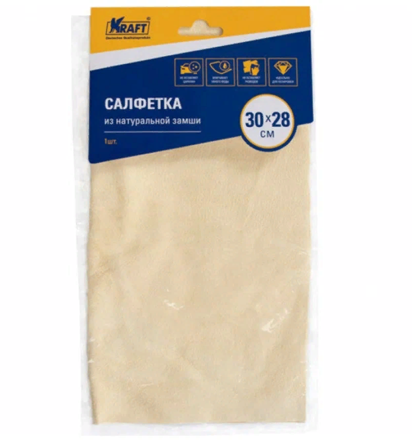 

"Салфетка Из Натуральной Замши (30*28 См)" Kraft арт. KT860619
