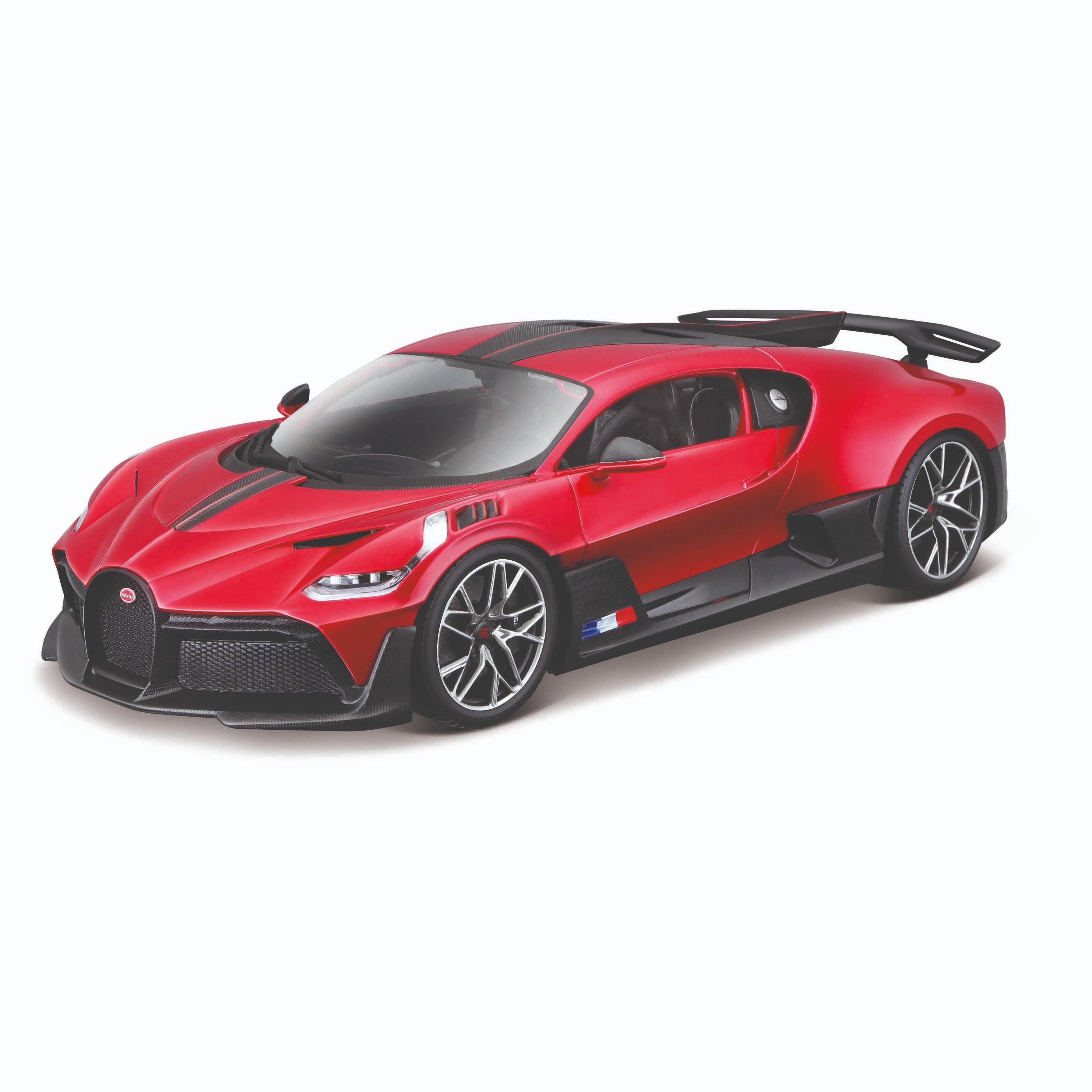 

Коллекционная машинка Bburago Bugatti Divo Dull Deep, 1:18, красная, Красный, Bugatti Divo