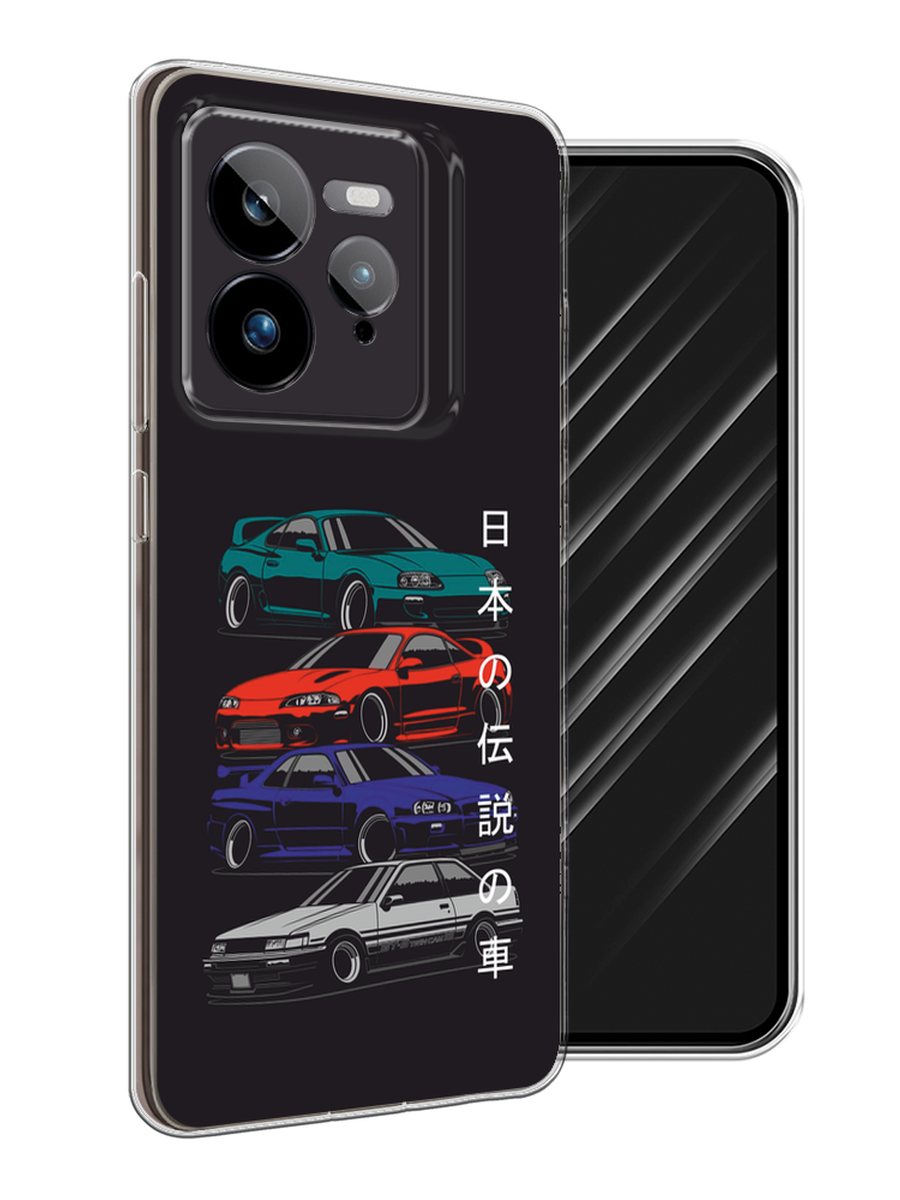 

Чехол Awog на Realme GT 7 Pro "JDM Legend cars", Зеленый;красный;синий, 2518950-1