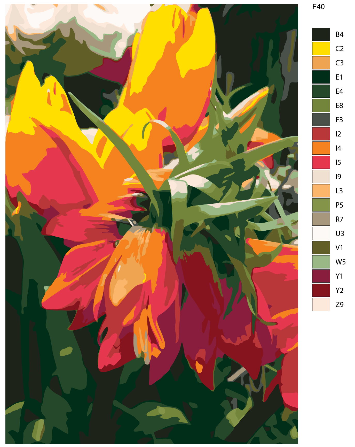 

Картина по номерам, Живопись по номерам, 72 x 108, F40, F40