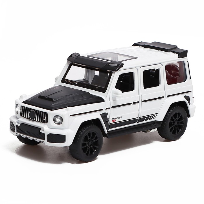 

Машина металлическая BRABUS G700, 1:32, открываются двери, капот, багажник цвет белый