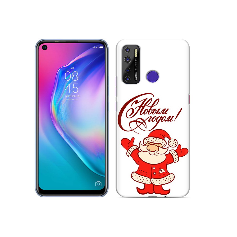 

Чехол MyPads Tocco для Tecno Camon 15 Добрый дед мороз с новым годом 2023, Прозрачный, Tocco