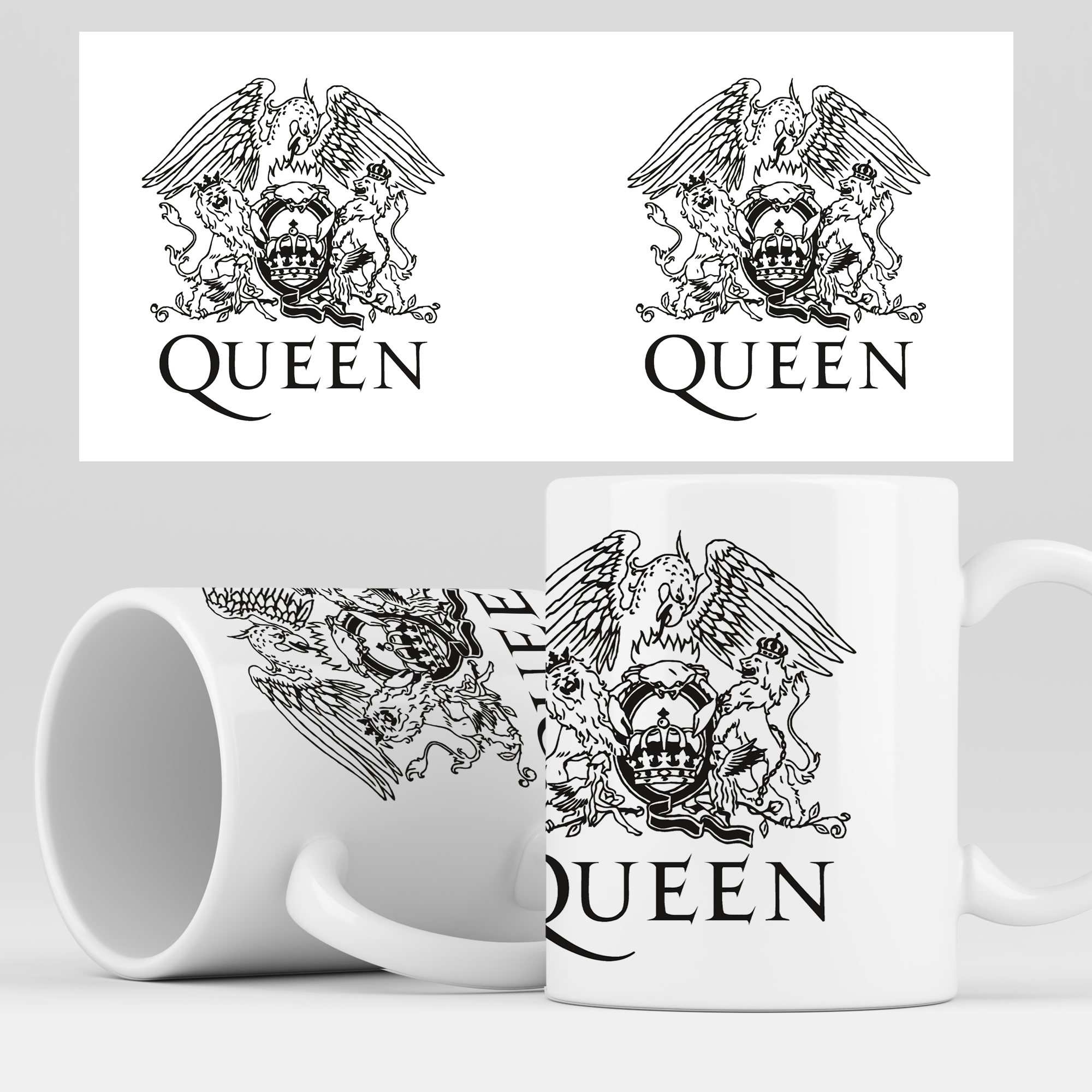 

Кружка RocketCup с принтом "Queen" группа, Queen02