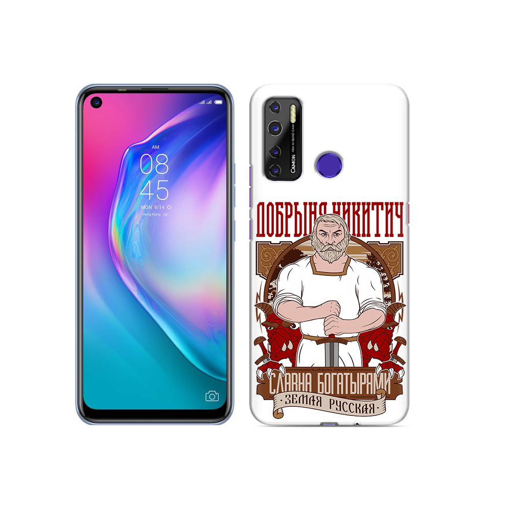 

Чехол MyPads Tocco для Tecno Camon 15 Добрыня, Прозрачный, Tocco