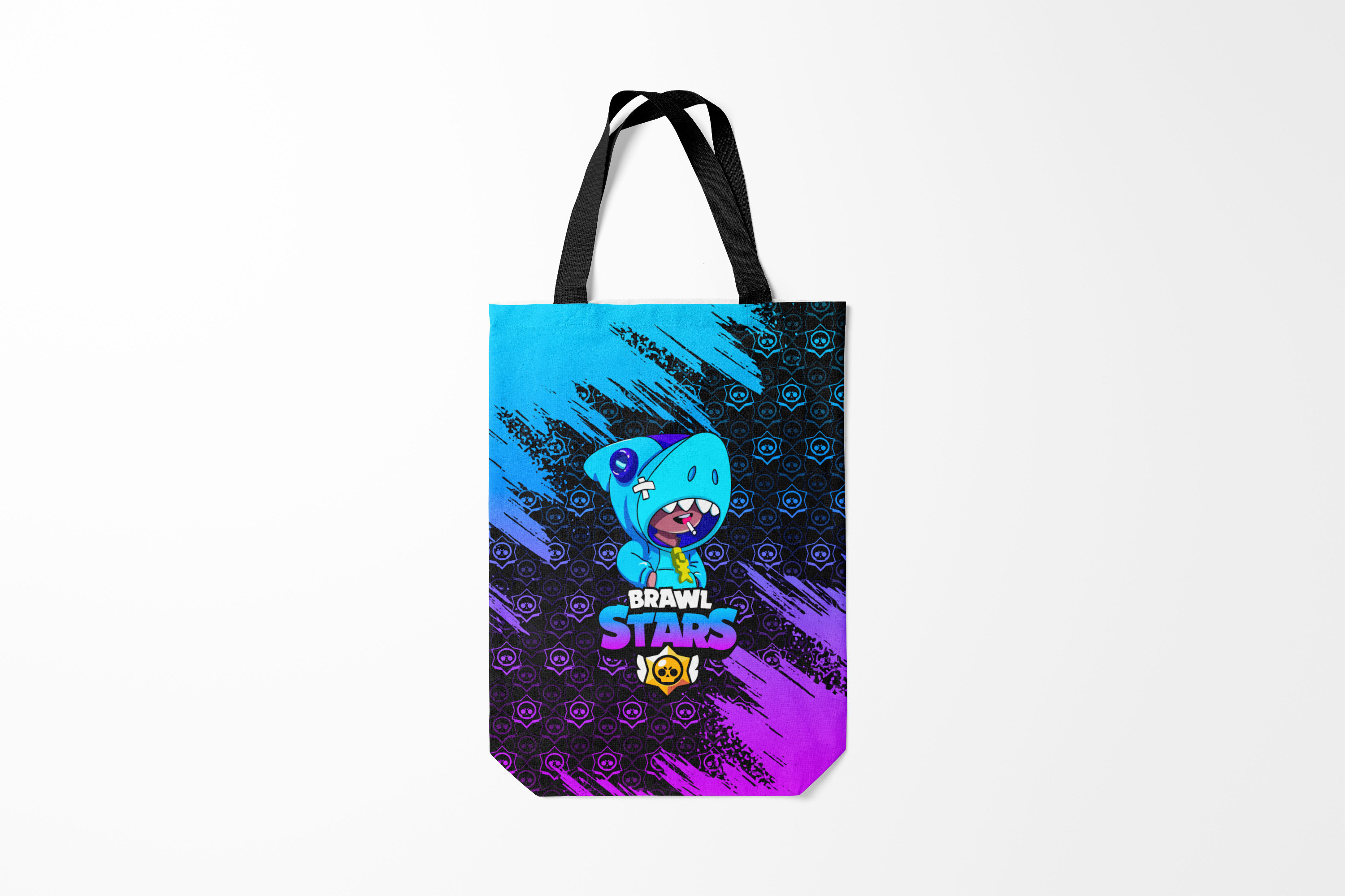 

Сумка шoппер унисекс Burnettie Brawl Stars LEON SHARK,, Brawl Stars LEON SHARK