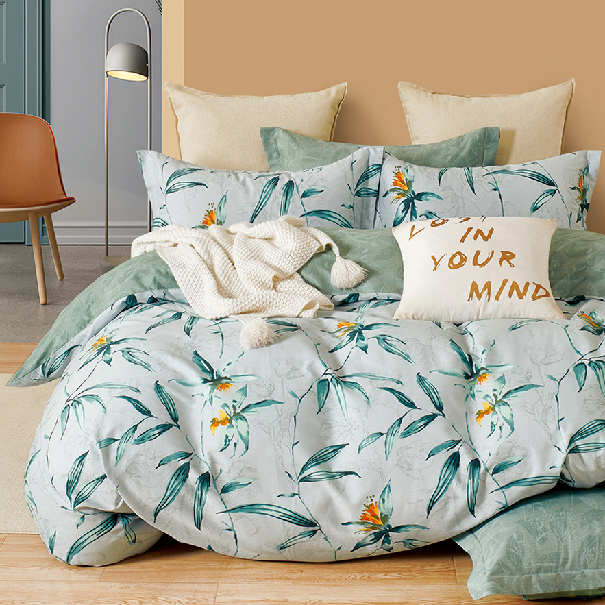 

Постельное белье Cleo, 4 наволочки 50х70 70х70, Satin de Luxe