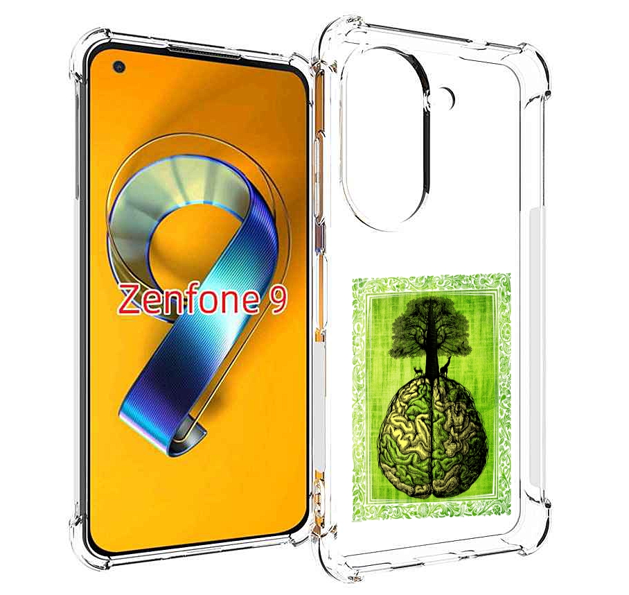 

Чехол MyPads абстракция здоровый мозг для Asus Zenfone 9 (AI2202), Прозрачный, Tocco
