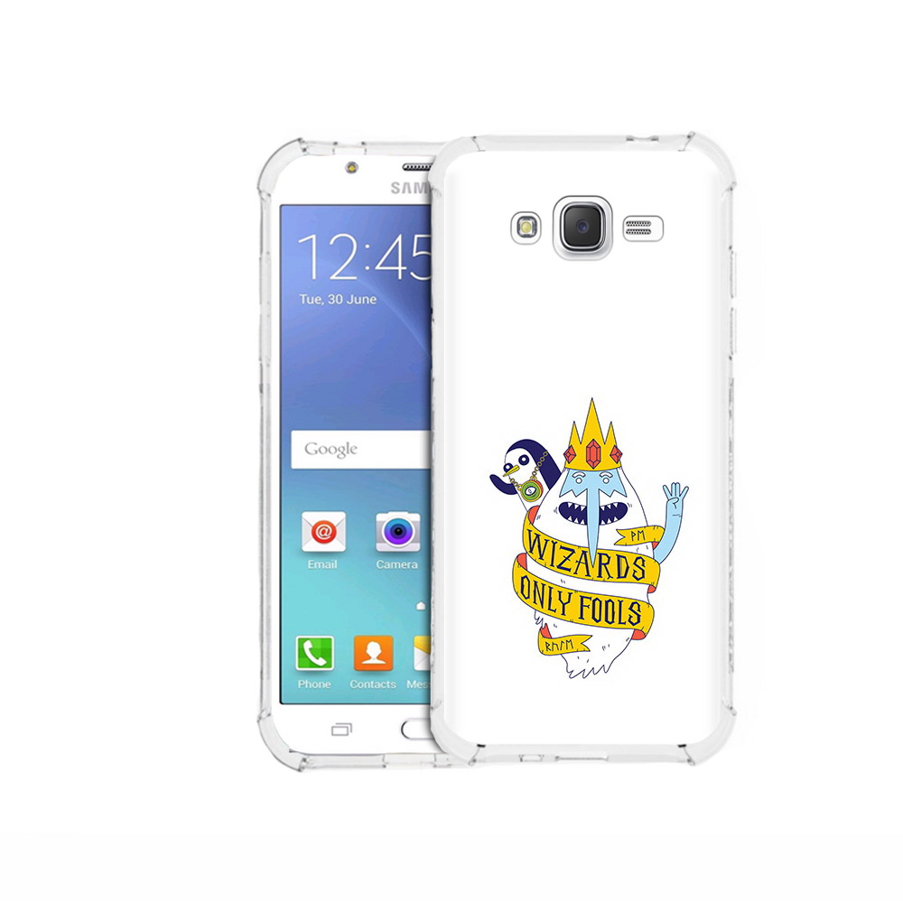 

Чехол MyPads Tocco для Samsung Galaxy J5 (2015) время приключений снежный король, Прозрачный, Tocco